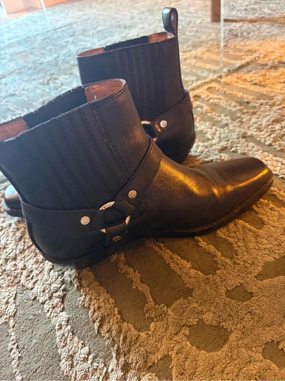 Madewell Western Ankle Black Leather Boots